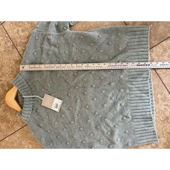 NWT Everlane The Alpaca Pom-Pom Turtleneck Sweater Size Small Wool - Picture 13 of 14